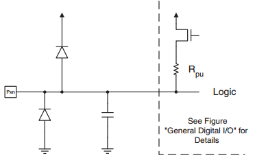 Attiny data pin schematic