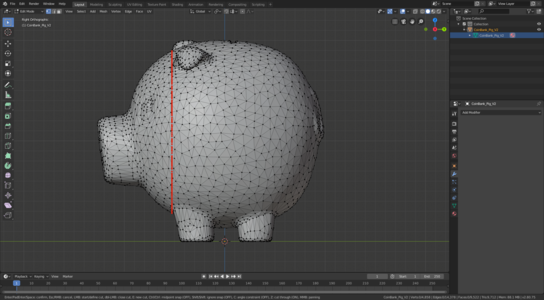 003 pig cut head circle