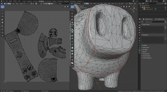 009 pig fix snout seams